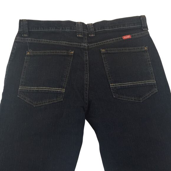 Wrangler Boys Jeans Denim 16 Husky Dark Blue NWT New - Picture 6 of 7